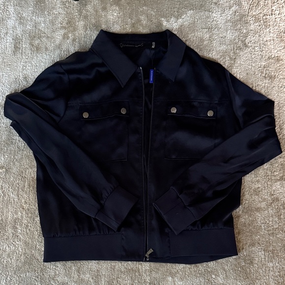 Elie Tahari Bomber Jacket, sz L - Picture 1 of 3